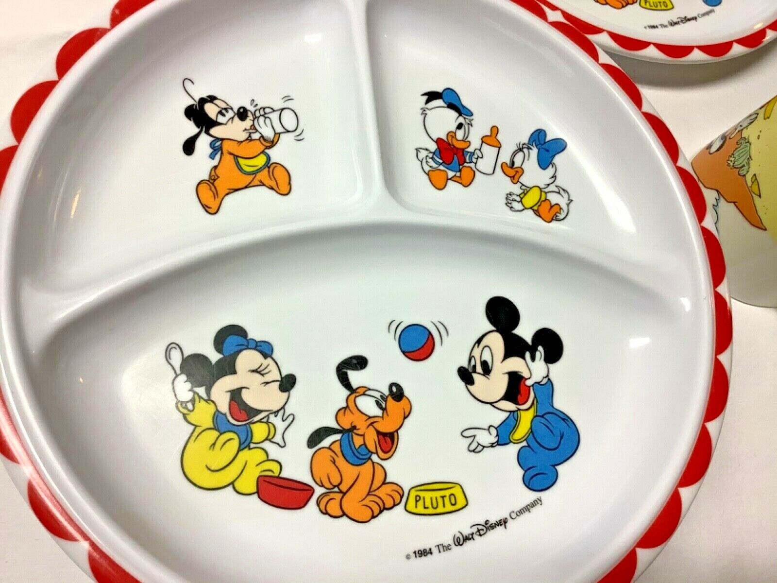 Lot of 6 Disney Childs Dinerware pieces Selandia Designs Mickey & Friends Selandia - фотография #2