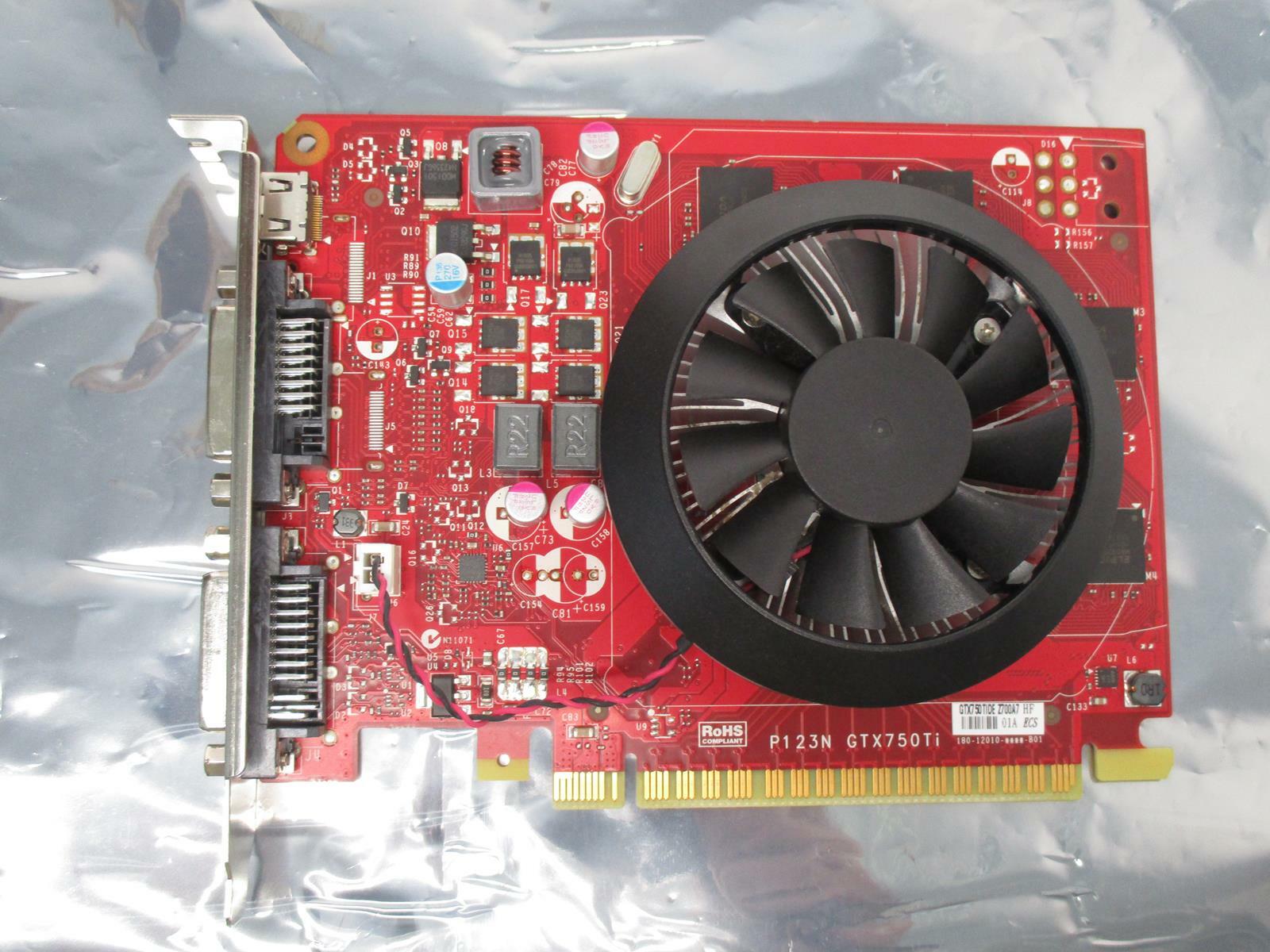 Nvidia GeForce GTX 750 Ti 2GB DDR3 PCIe Video Card Dell PN: 8MXMJ NVIDIA 8MXMJ