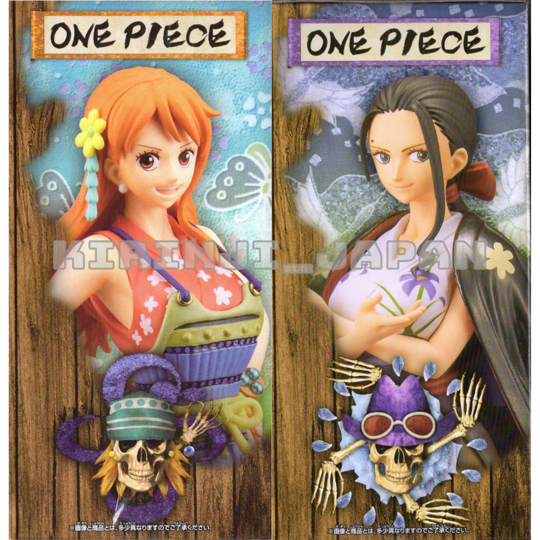 One Piece Nico Robin Nami Figure Set of 2 DXF THE GRANDLINE LADY Wano Kuni New BANPRESTO Animator Doll - фотография #3