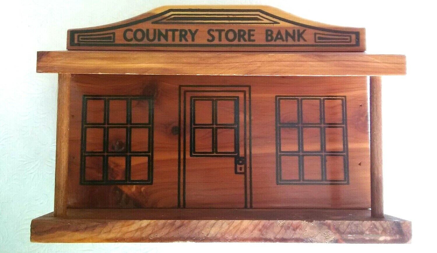 Lot of Two Vintage Banks - Country Store and Lincoln Log Cabin Без бренда - фотография #8