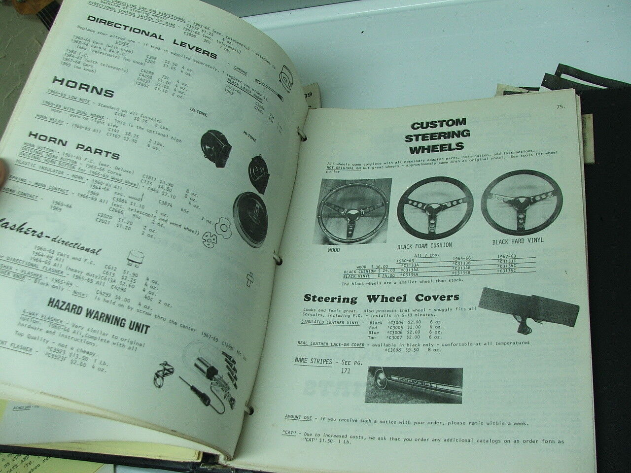 Vintage Lot 60-69 Chevrolet Corvair Dealer Parts Catalogs + Updates 1978 234 pgs Без бренда - фотография #7