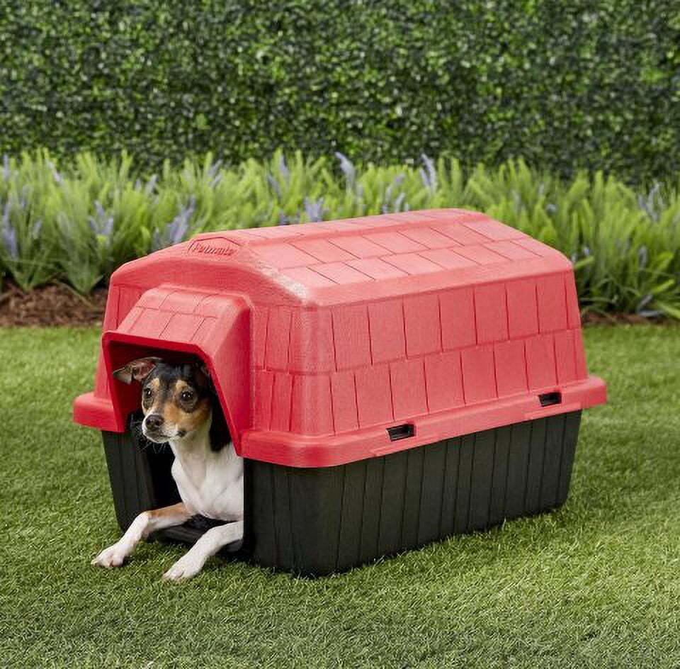 Petmate Aspen Pet Barnhome III Plastic Outdoor Dog House for XS Pets, Up to 15  Unbranded - фотография #9