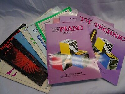 PIANO MUSIC BOOKS Lot 13 Level 1 2 & 3 Performance Technic Theory Solos Bastien Без бренда Does not apply