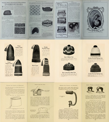 60 OLD RARE BOOKS ON HAT MAKING & MILLINERY PATTERNS ART CRAFT STYLE ON DVD Без бренда - фотография #10