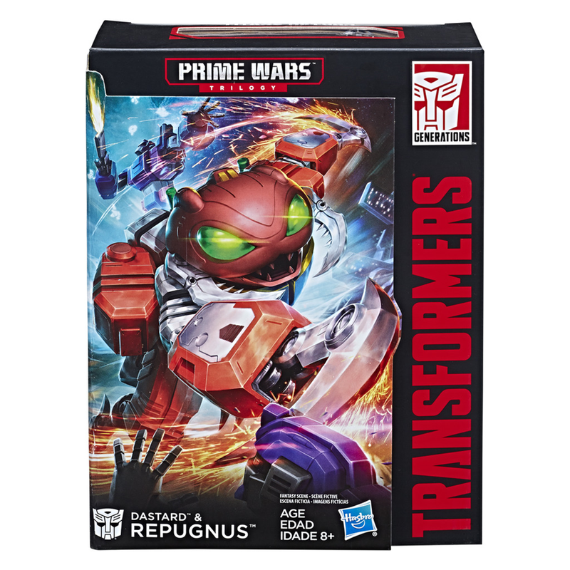 Hasbro TRANSFORMERS PRIME WARS TRILOGY TITANS RETURN DASTARD REPUGNUS DELUXE Hasbro E1797 - фотография #2