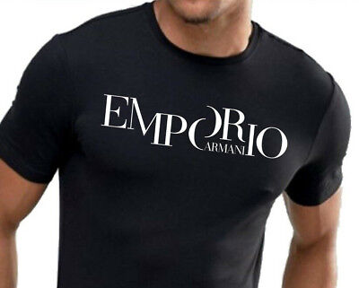 EMPORIO ARMANI New Black Men's Muscle fit T-shirt Short sleeve Armani 6Z1TA61JPZZ0922