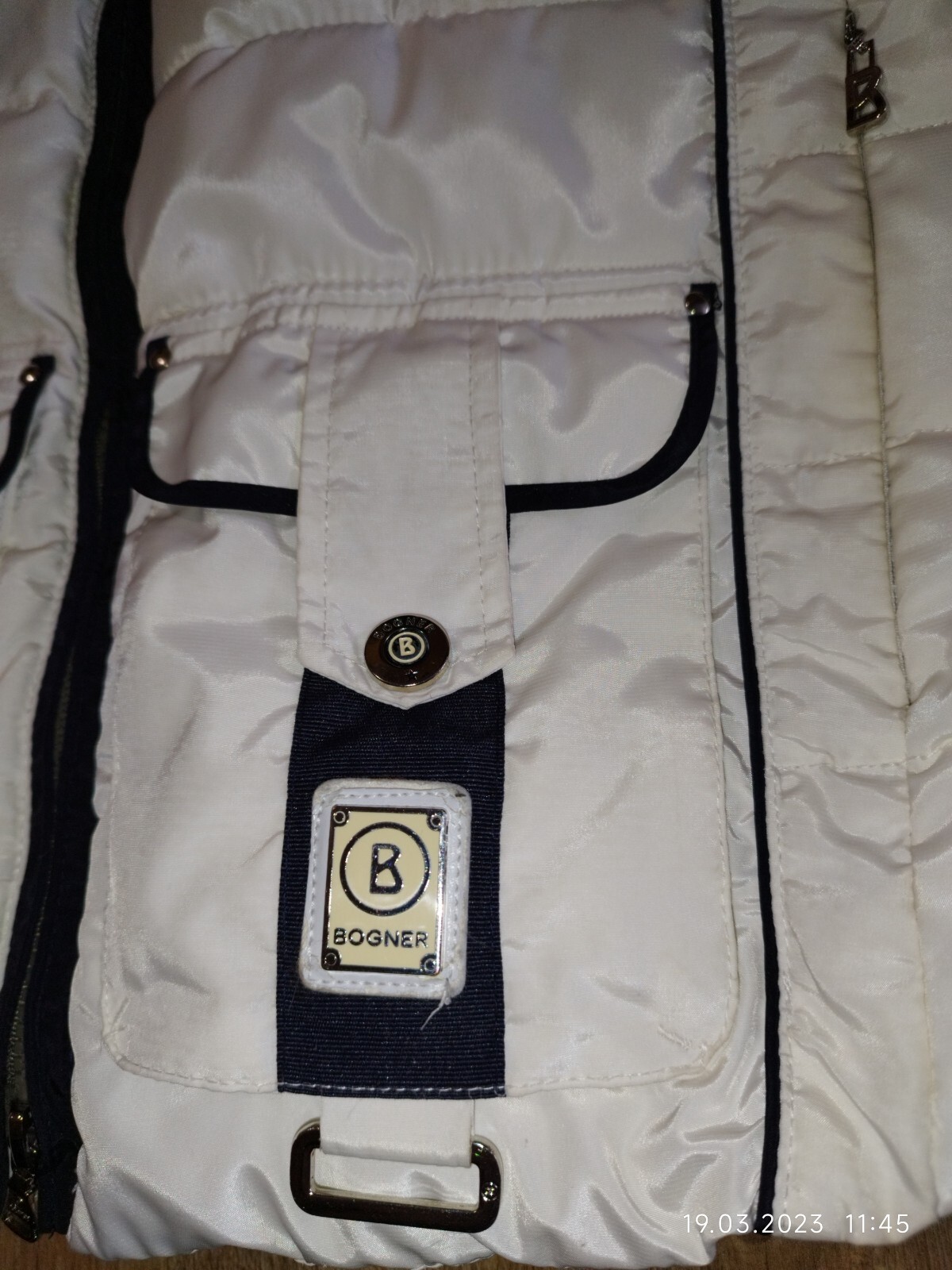 Women's White Bogner desert mountain Ski Jacket Size xl Bogner - фотография #6