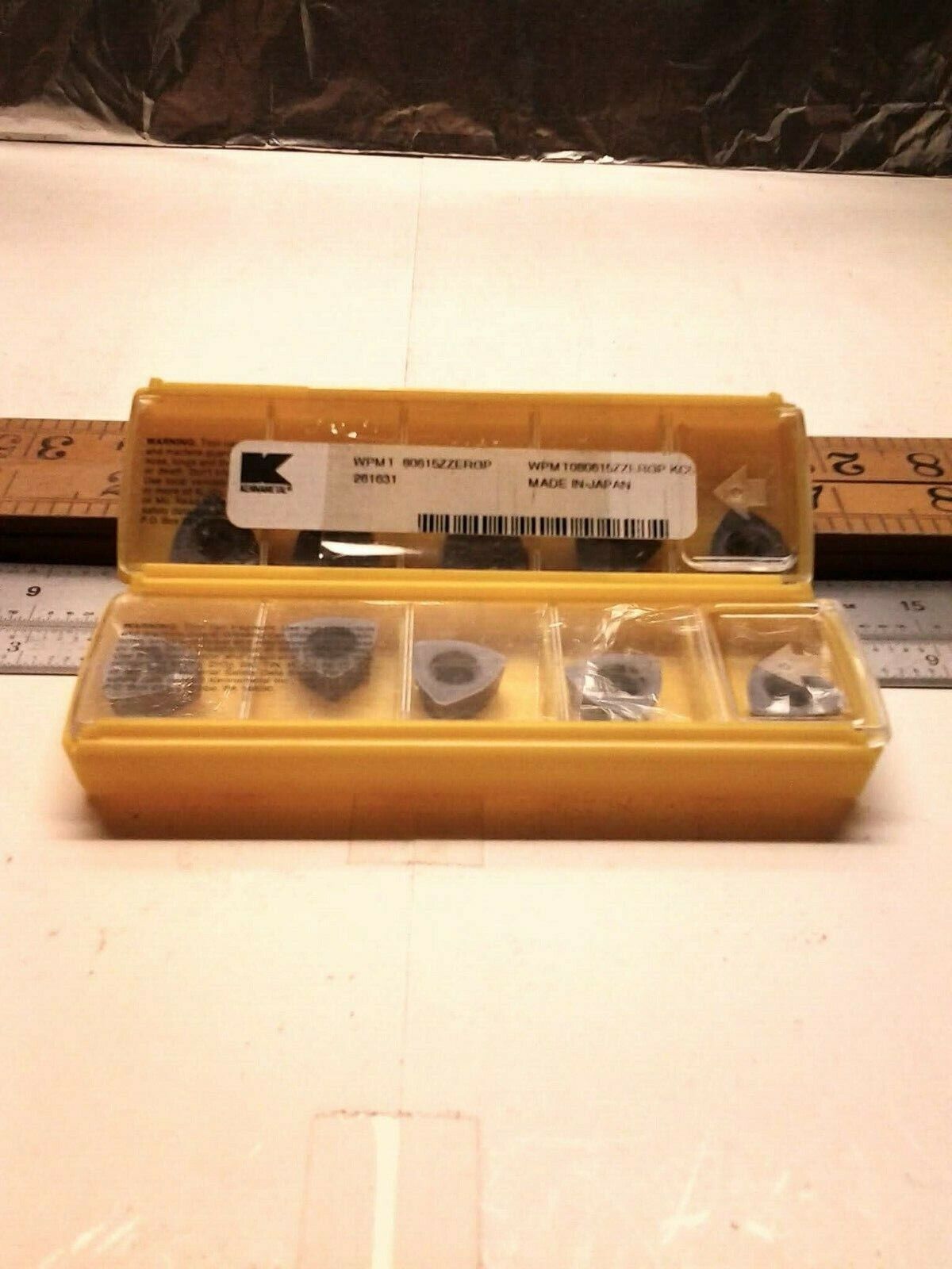 WPMT 080615ZZERGP KC522M KENNAMETAL *** 10 INSERTS *** FACTORY PACK *** KENNAMETAL Does Not Apply