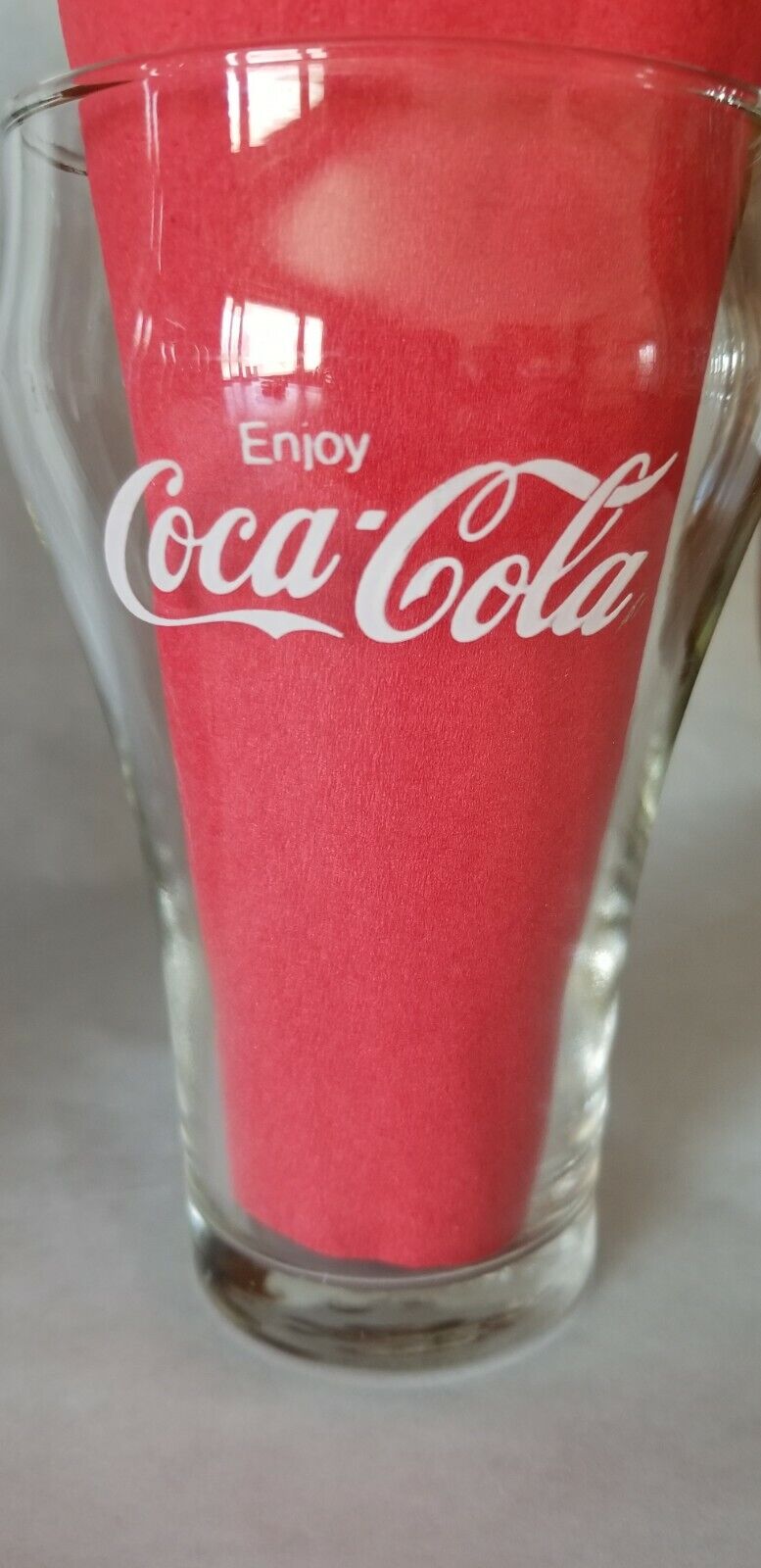 3 Vintage Enjoy Coca Cola Coke Glasses  Coca-Cola - фотография #5