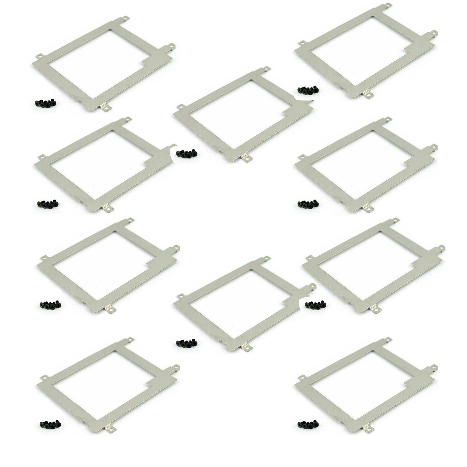10X SATA Hard Drive HDD 5mm Caddy Frame Bracket for Dell Latitude E7450 E7440 Unbranded/Generic 0WPRM