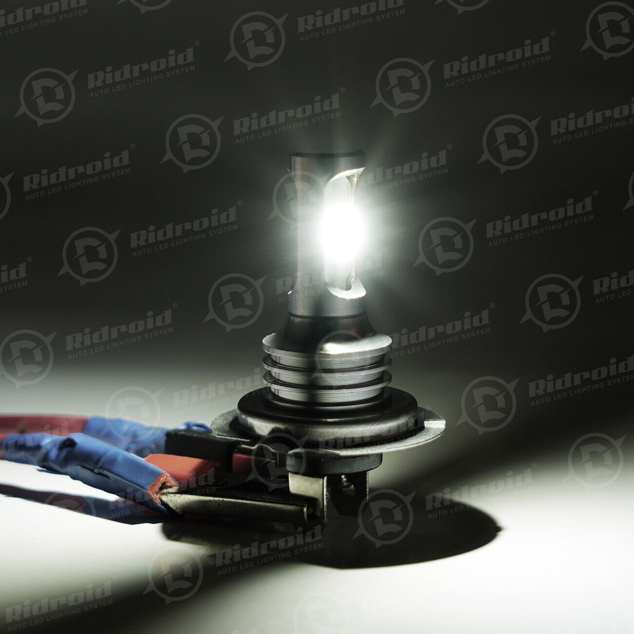 2 LED Headlight Bulbs Conversion Kit H7 High Low Beam Headlamp 6000K Super White Ridroid RDDDWDH7 - фотография #4