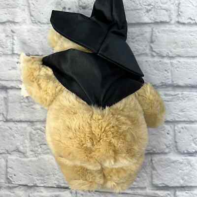 Vintage Kookie Spookies Witch Teddy Bear Stuffed Plush 13" Tan Tags Commonwealth Commonwealth - фотография #4