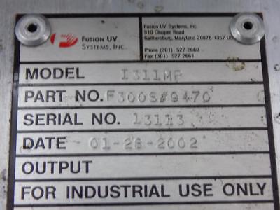 FUSION UV SYSTEMS OUTPUT IRRADIATOR  I311MP Fusion UV I311MP - фотография #3