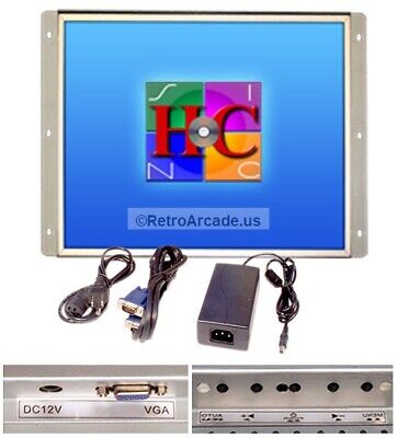 19 Inch Arcade Game LED Monitor for Arcade Cabinets, Jamma / MAME / MultiCade RetroArcade.us RA-19-LCD