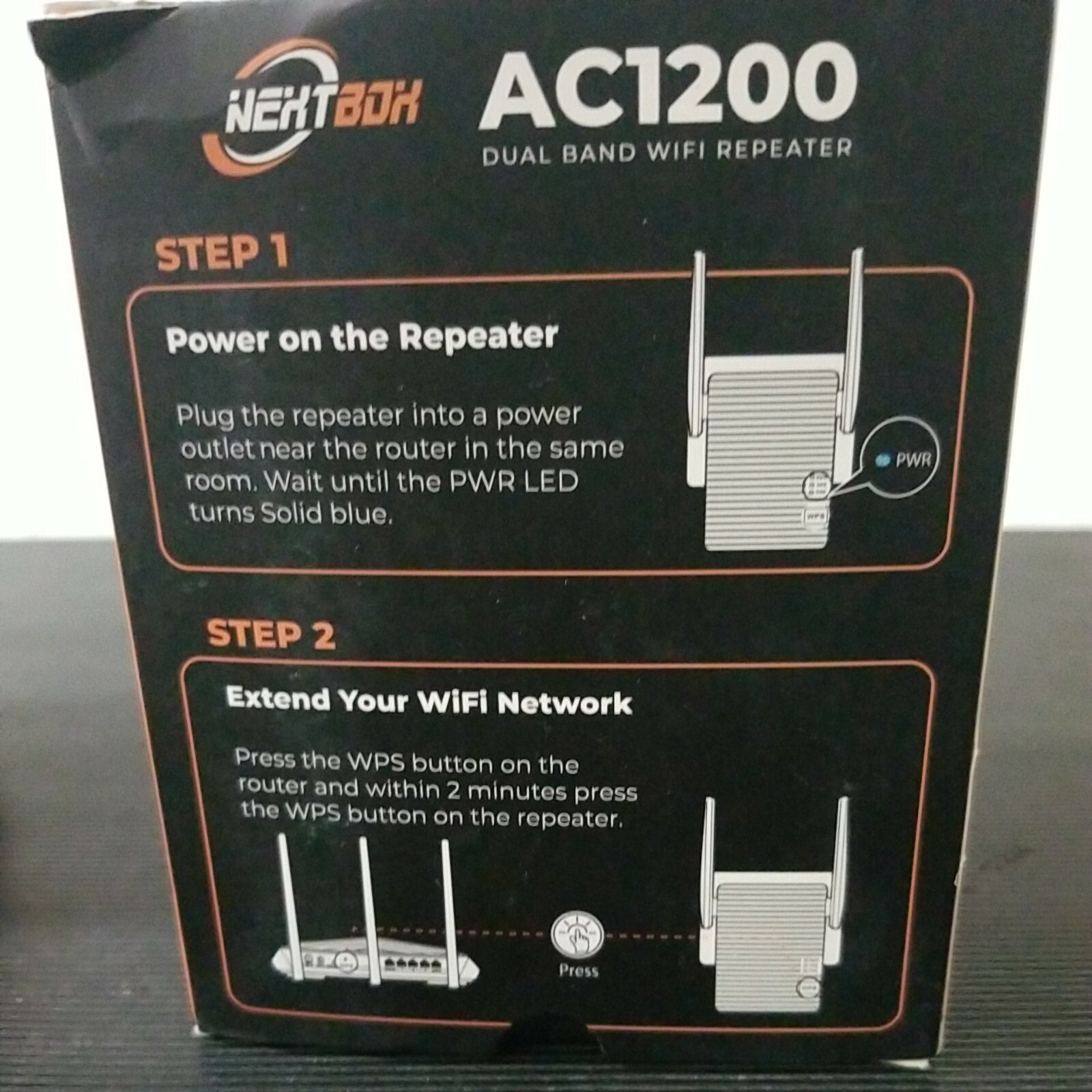 NEXT BOX USA AC1200 DUAL BAND WI-FI REPEATER WORKS WITH ANY ROUTER EASY NEXT BOX USA AC1200 - фотография #2