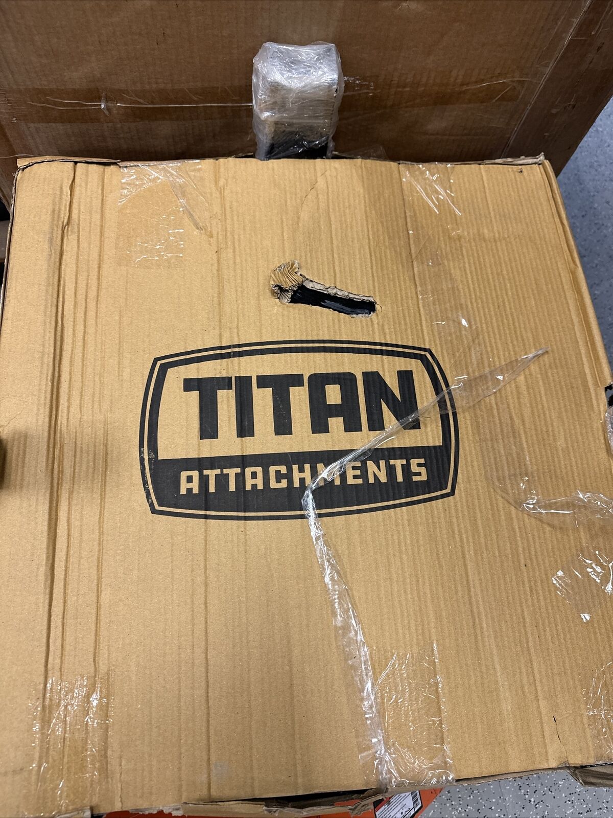 Titan Attachments 3 Point Black Ballast Box Fits Category 1 Tractor Attachment Titan Distributors Inc. BLSTBXv2 - фотография #2