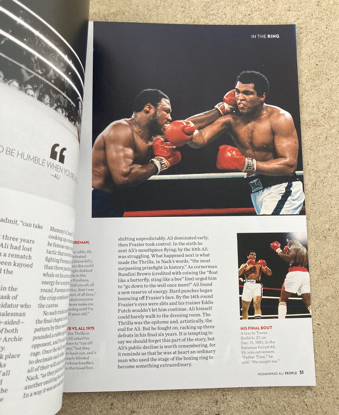 Muhammad Ali, People Magazine Special Edition (No Label) Scarce / 1942-2016 Без бренда - фотография #5
