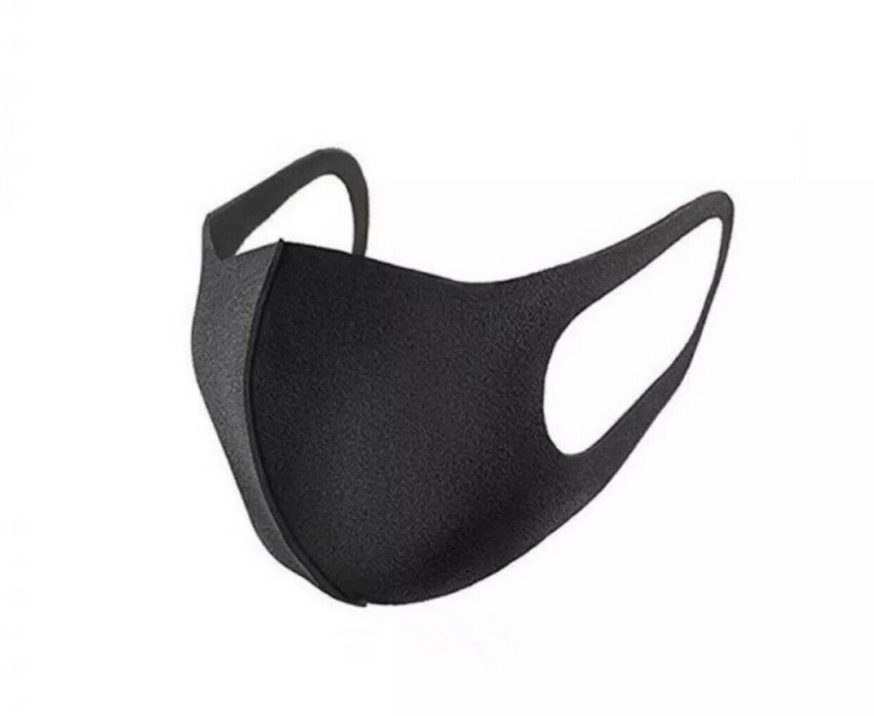 10 Pack Face Mask Black Washable Reusable Breathable Unisex Masks Unbranded Does Not Apply - фотография #7