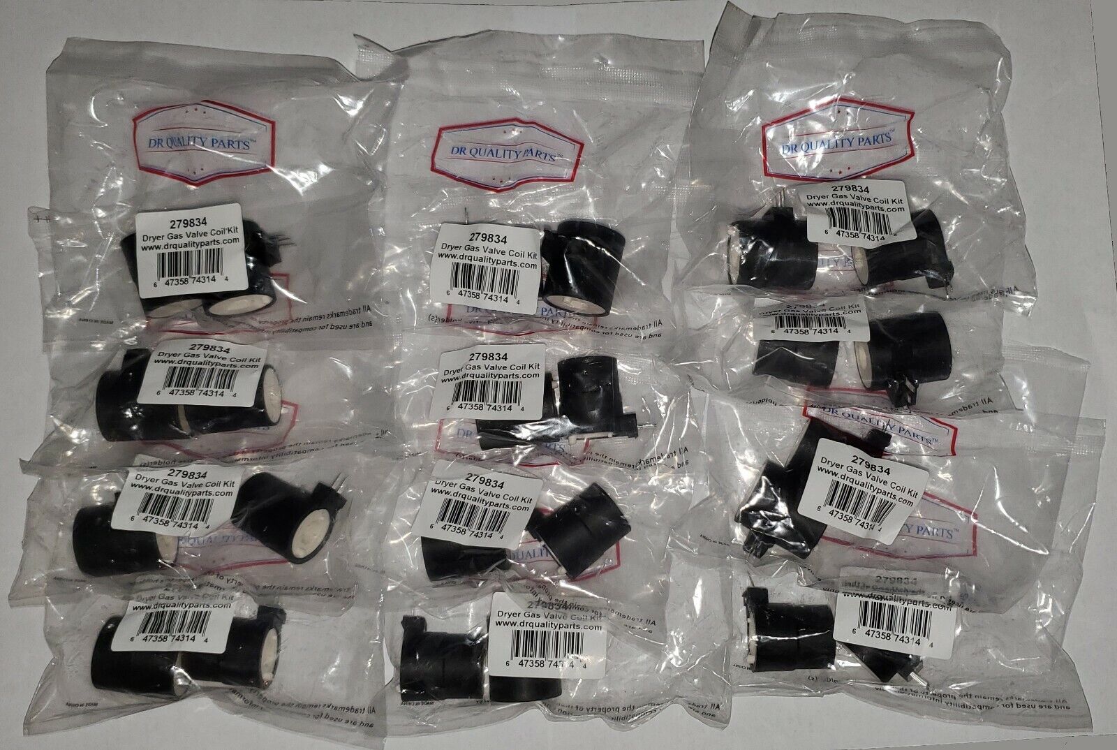 279834 Dryer Gas Coil Kit - Valve Ignition Solenoid For 16 Pack Bulk Wholesale DR Quality Parts DR 279834