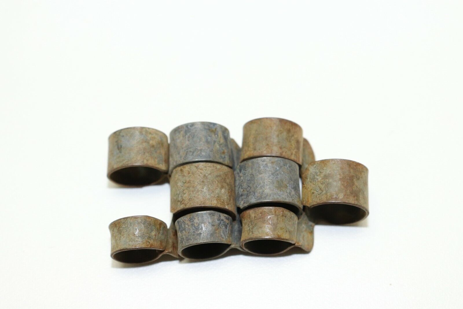 Vintage WWII US 30 06 metal links (need cleaning)for display only lot of 5 E8207 Без бренда - фотография #5