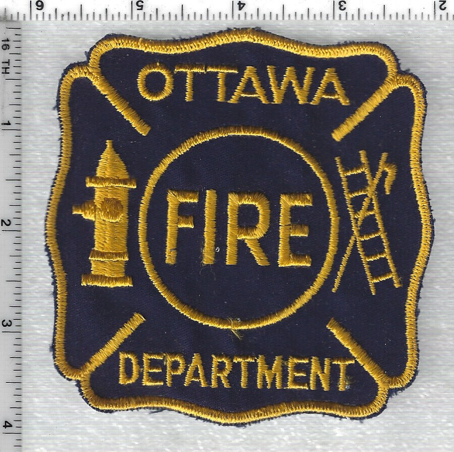 Ottawa Fire Department  (Ontario, Canada) Yellow Shoulder Patch Без бренда