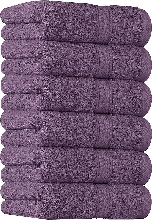 Premium Hand Towels 100% Combed Ring Spun 600 GSM Extra Large16x28 Utopia Towels Utopia Towels Does not apply - фотография #5