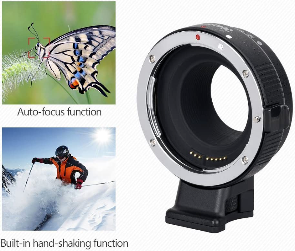 Adapter Auto Focus CM-EF-NEX B For Canon EF Lens Ring To Sony E Mount Camera NEW Branded Does not apply - фотография #20