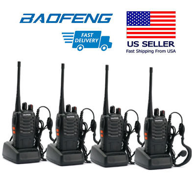 4x Baofeng BF-888S Transceiver CTCSS Single-Band Two-way Ham Radio Walkie Talkie Baofeng BF-888S