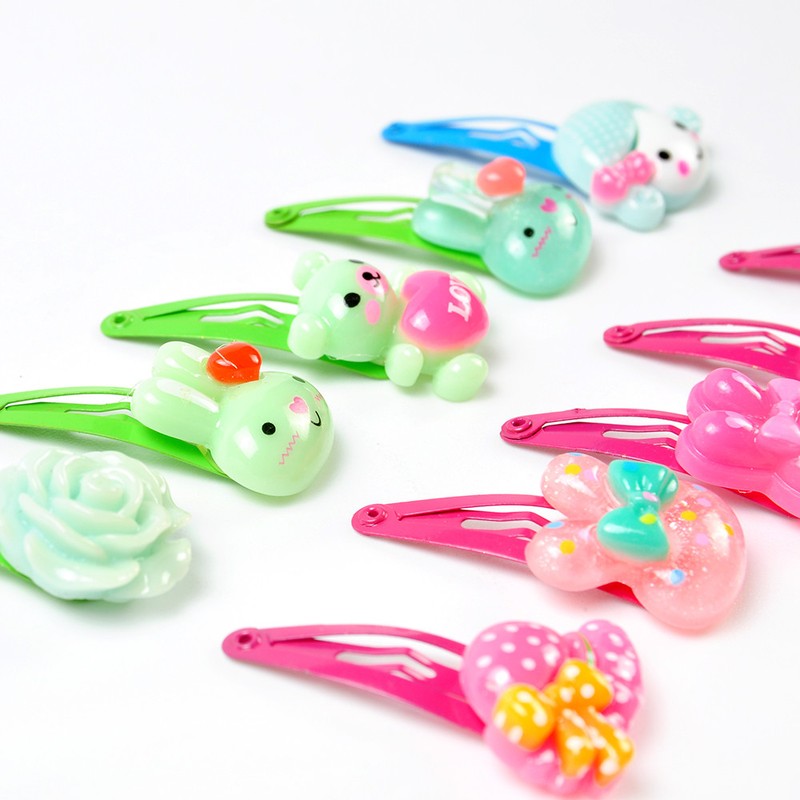 Lots 20X Mixed Styles Cute Cartoon Baby Kids Girls Hairpin Hair Clips Jewelry Unbranded - фотография #8