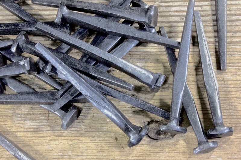 2" Rose head 20 nails antique square wrought iron vintage rustic Decorative look Без бренда - фотография #4