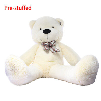 Joyfay 63in 160cm White Giant Teddy Bear Plush Toy Birthday Valentine Gift Joyfay JFTOY00068 - фотография #9