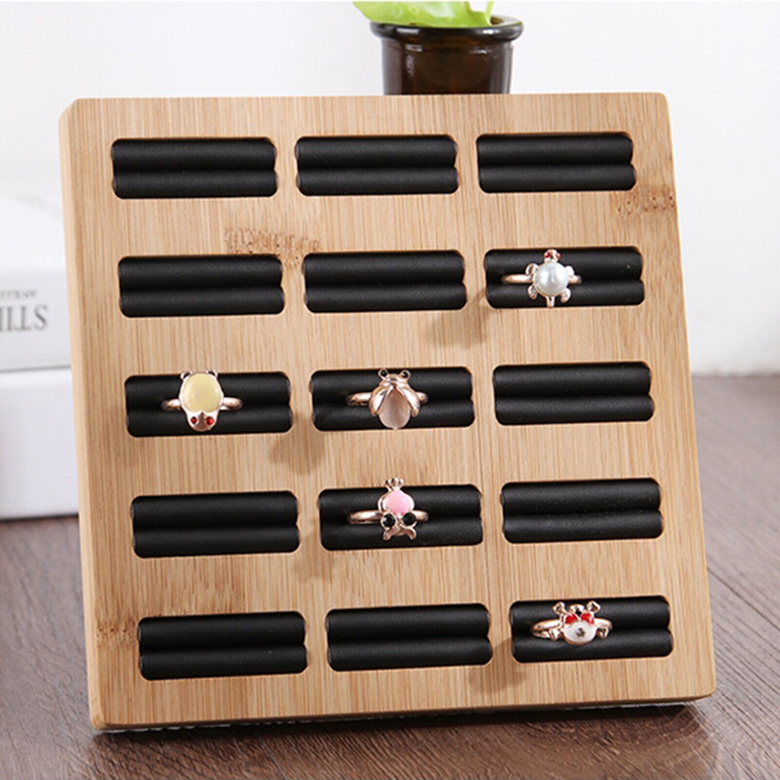 Ring Earring Display Tray Jewelry Organizer Ring Earring Storage Display Rack  Unbranded Does Not Apply - фотография #4