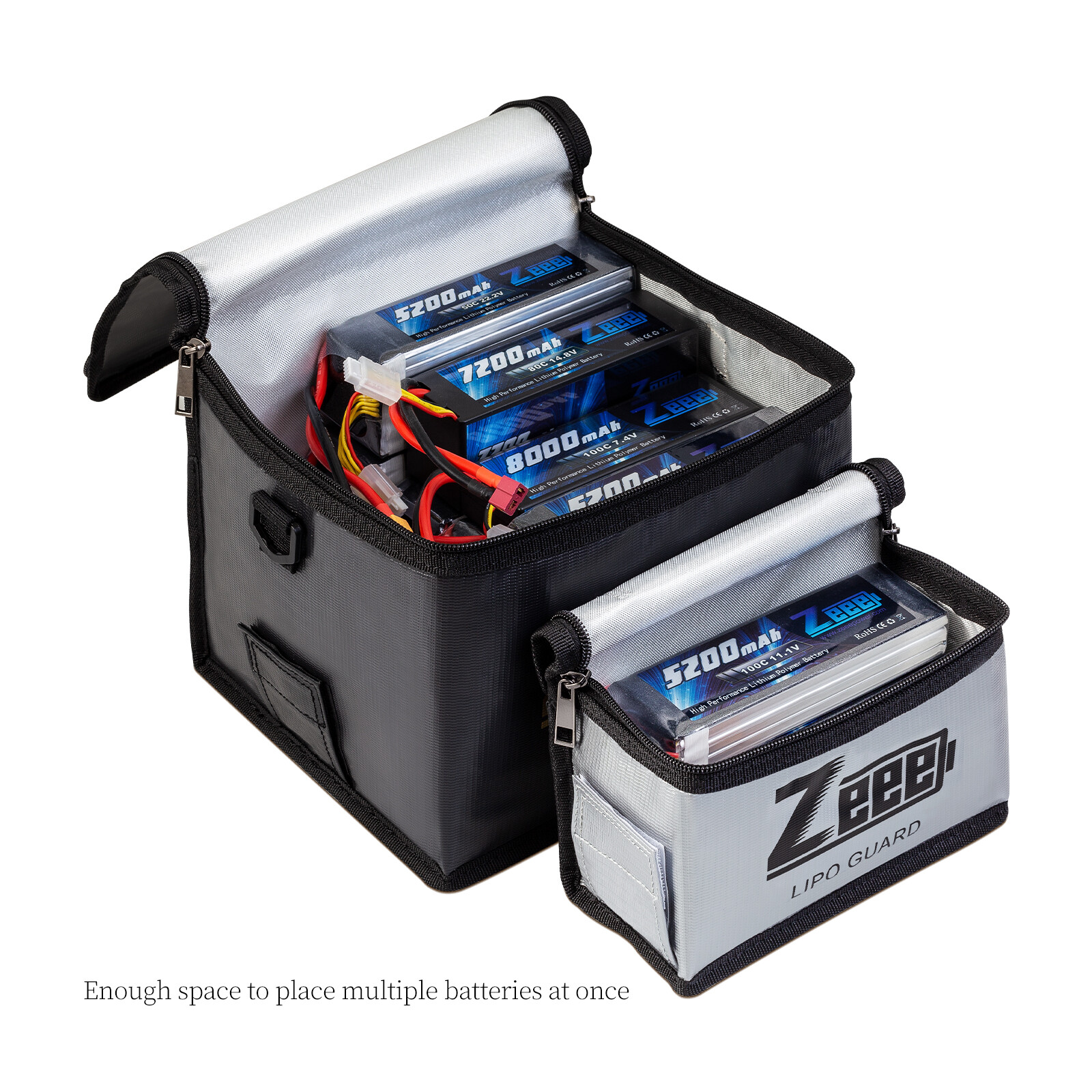 2x Zeee Lipo Battery Safe Guard Fireproof Explosionproof Bag Charge & Storage  ZEEE NOT SPECIFIED - фотография #5