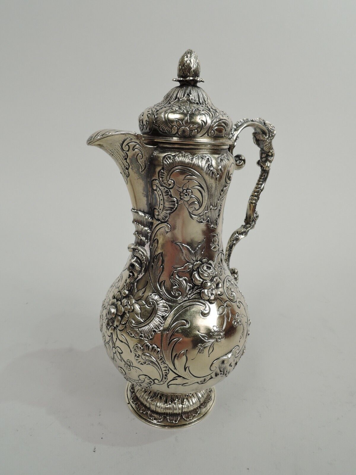 Antique Liqueur Set Biedermeier Cordial Decanter Cups Austrian Silver Gilt AUSTRIAN - фотография #5