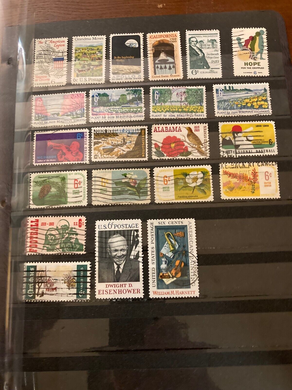 1969 US Commemorative Year Set complete #1365-1386  Used Extremely Fine! Без бренда