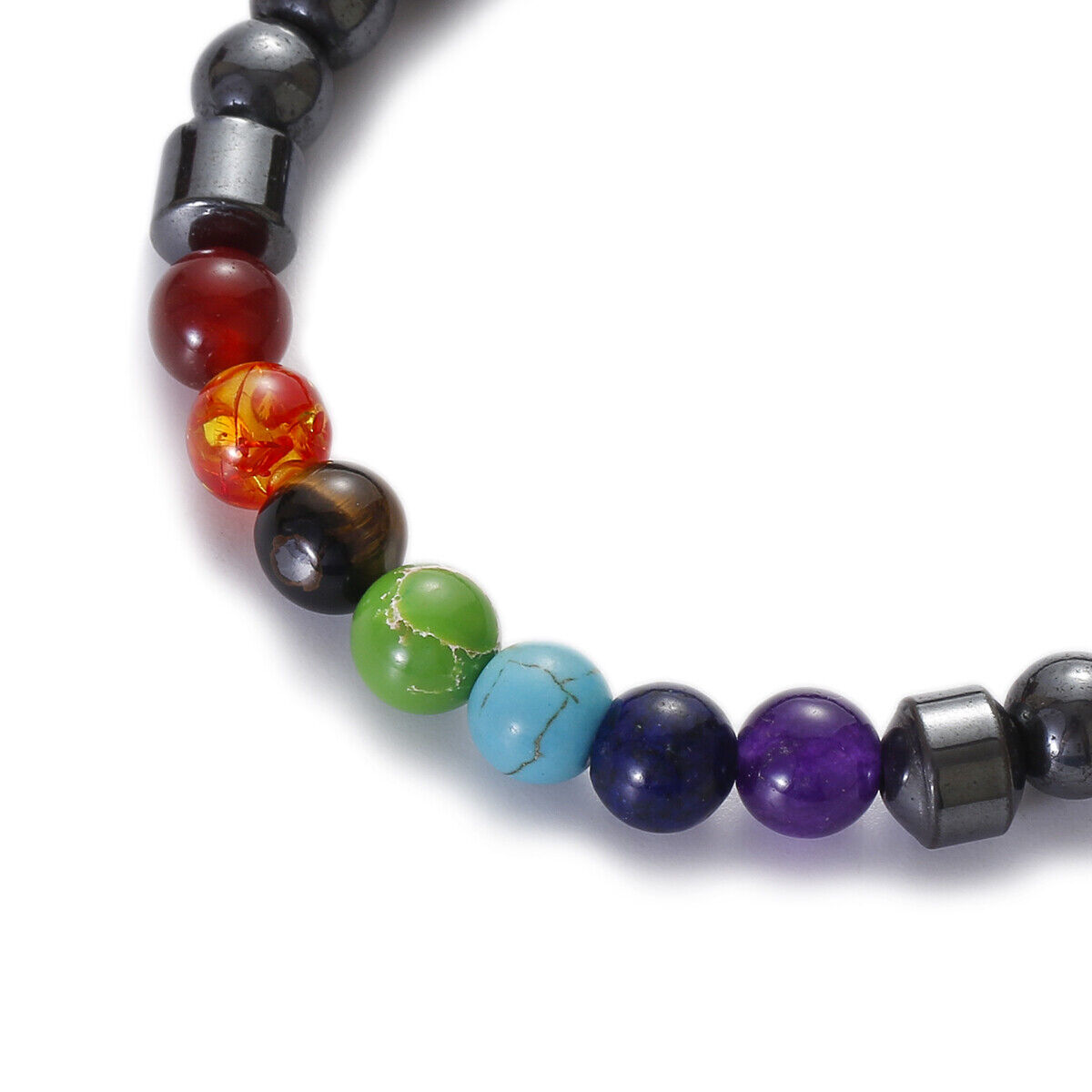Wholesale 6Pcs Lot Magnetic Hematite Healing Chakra Stone Weight Loss Bracelet Unbranded - фотография #5