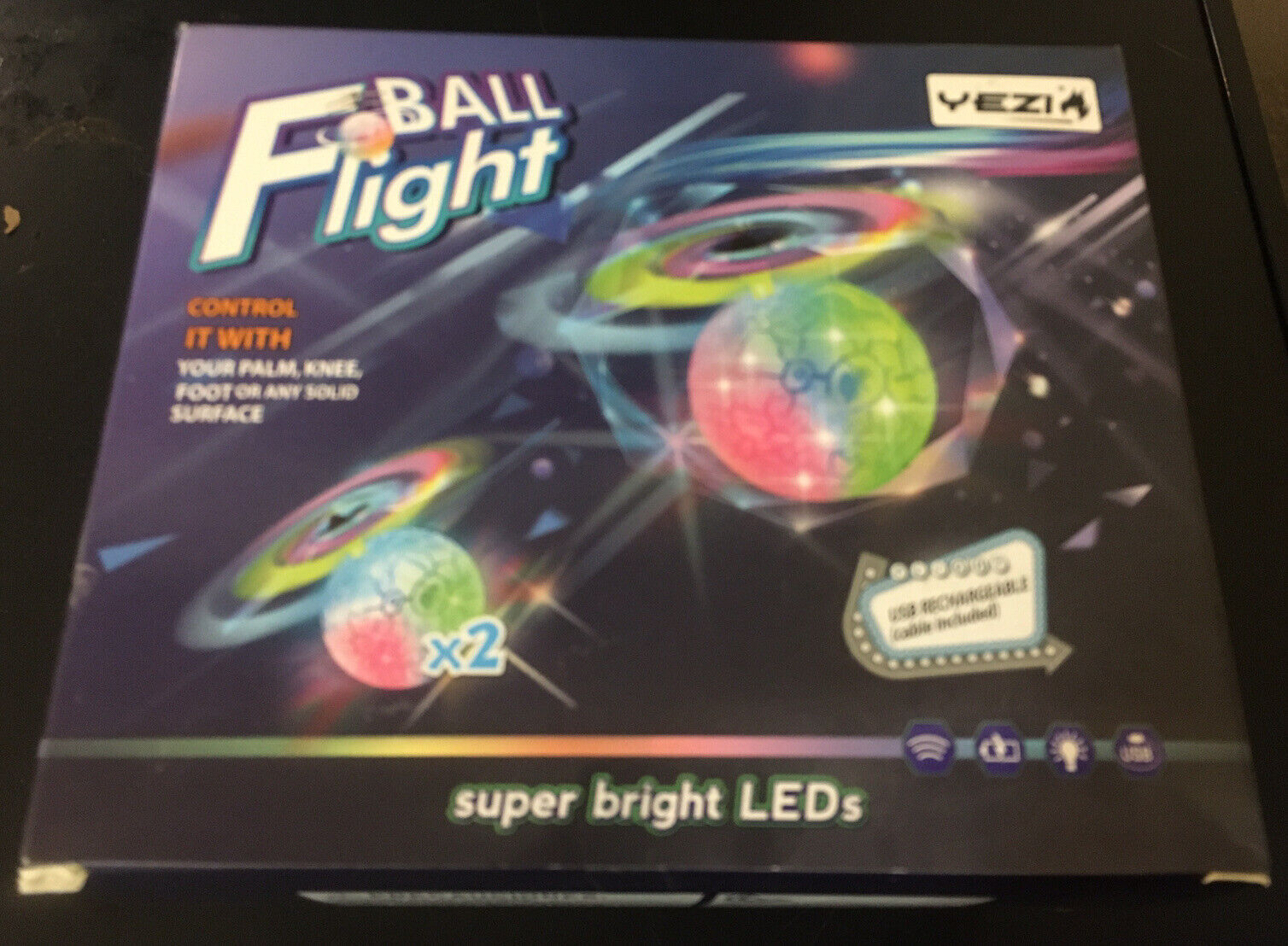 Yezia Ball Flight Control w/ Palm Or Foot  Bright LED’s USB Rechargeable New Yezia Does not apply - фотография #14