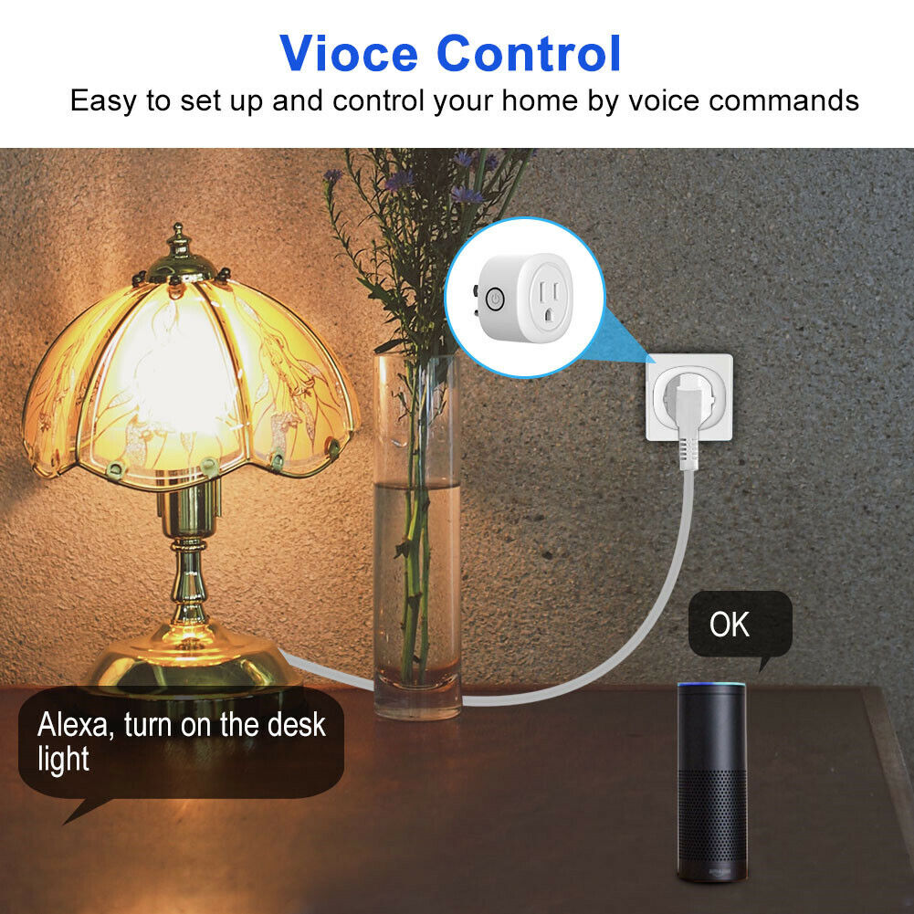2pcs Smart WIFI Outlet Plug Switch Socket APP Voice Remote Control Alexa Echo Kootion Does Not Apply - фотография #11