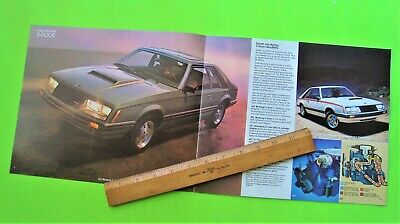 Lot/4 1980 FORD MUSTANG BIG DLX COLOR BROCHURES Ea 20-pg COBRA Mustang Ghia XLNT Без бренда - фотография #4