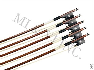 MI&VI 5 Classic Brazilwood Cello Bow Full-lined Ebony Frog 4/4 MI & VI VC-MIVI-Real-Full-Size-Fiddle-String-Mill-Tuner-Stand-Horse-Hair
