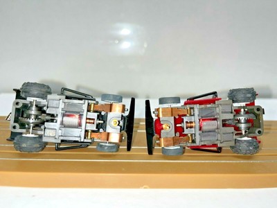 RETIRED - TYCO 440x2 Turbo Hopper Rail Buggy Set Black & Maroon in Tissue - NEW  TYCO - фотография #3