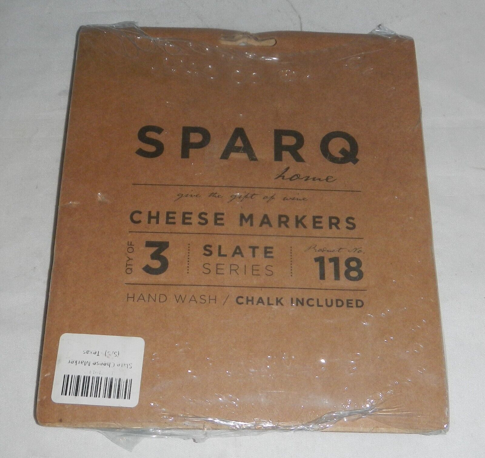 Sparq Home Slate Cheese Markers State of Texas Shaped Set of 3 Sparq - фотография #3