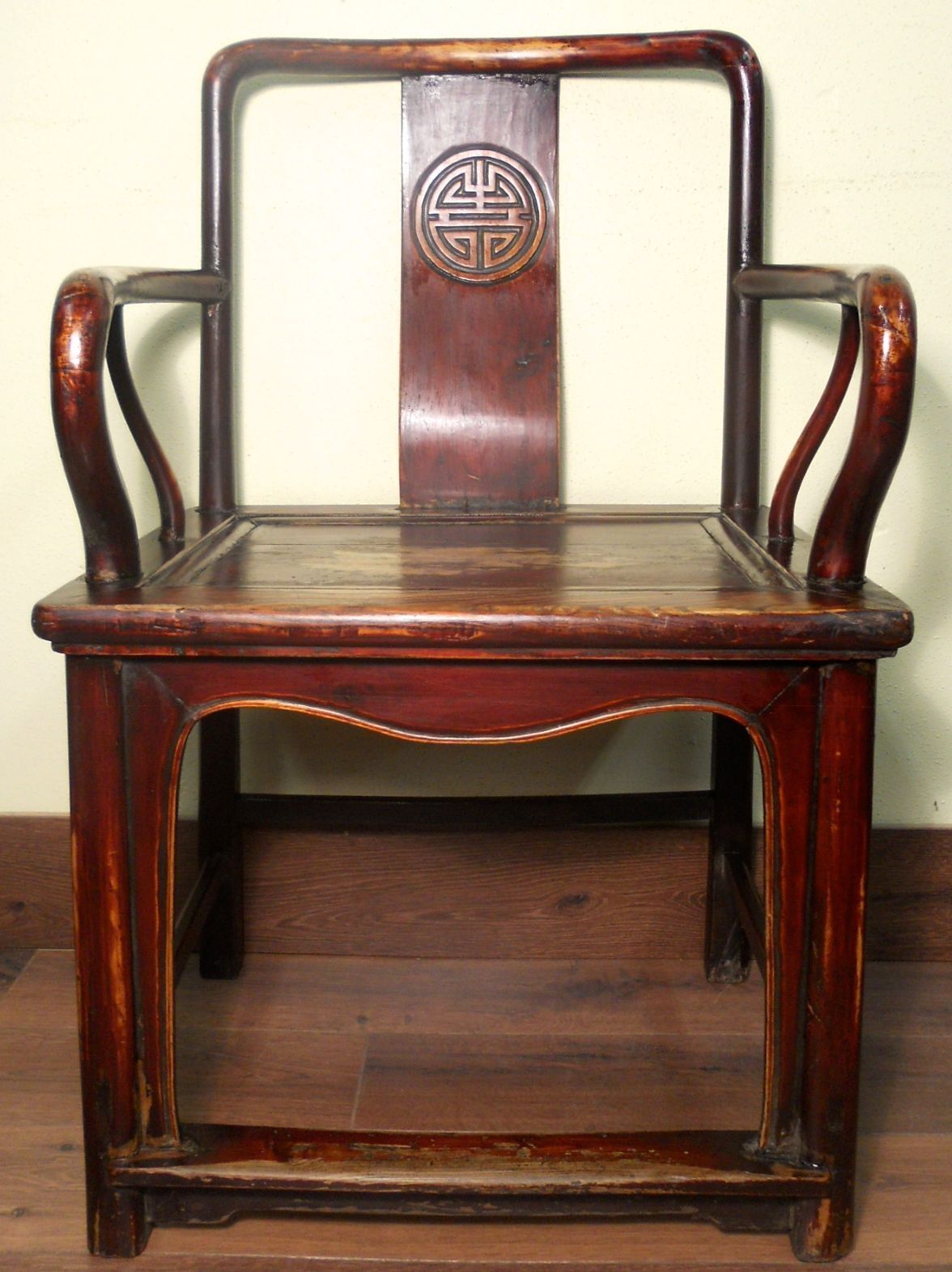 Antique Chinese Ming Arm Chair (5921), Cypress Wood, Circa 1800-1849 Без бренда - фотография #5