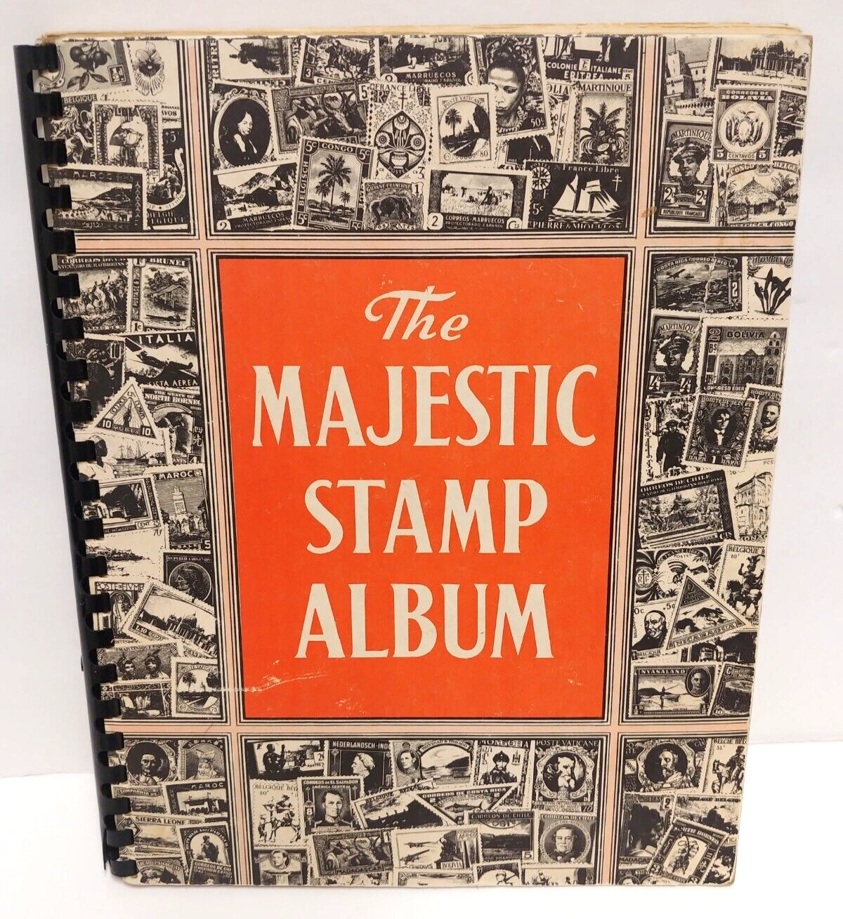 Stamp Albums Worldwide Vintage Philately Lot/5 Books 1950's Majestic Discoverer Unbranded - фотография #7