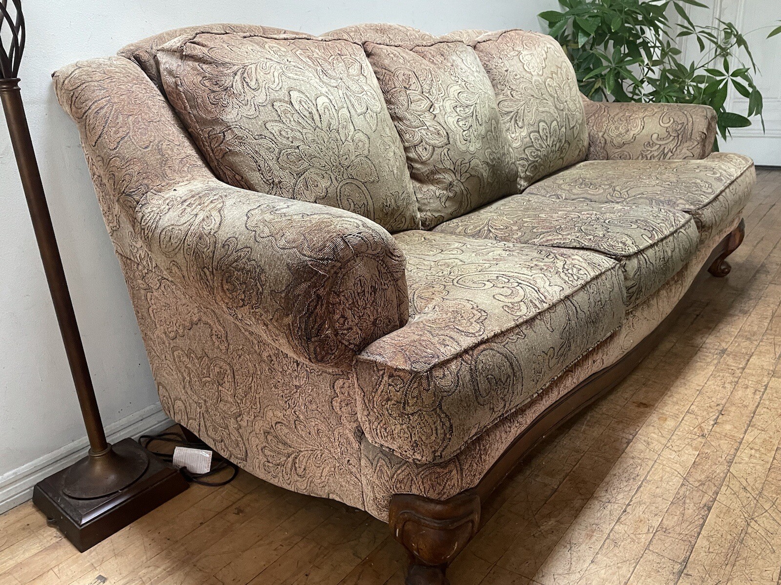 2-Piece Furniture Set Sofa and English Roll Arm Love Seat Couch Local-Pick Unbranded - фотография #2