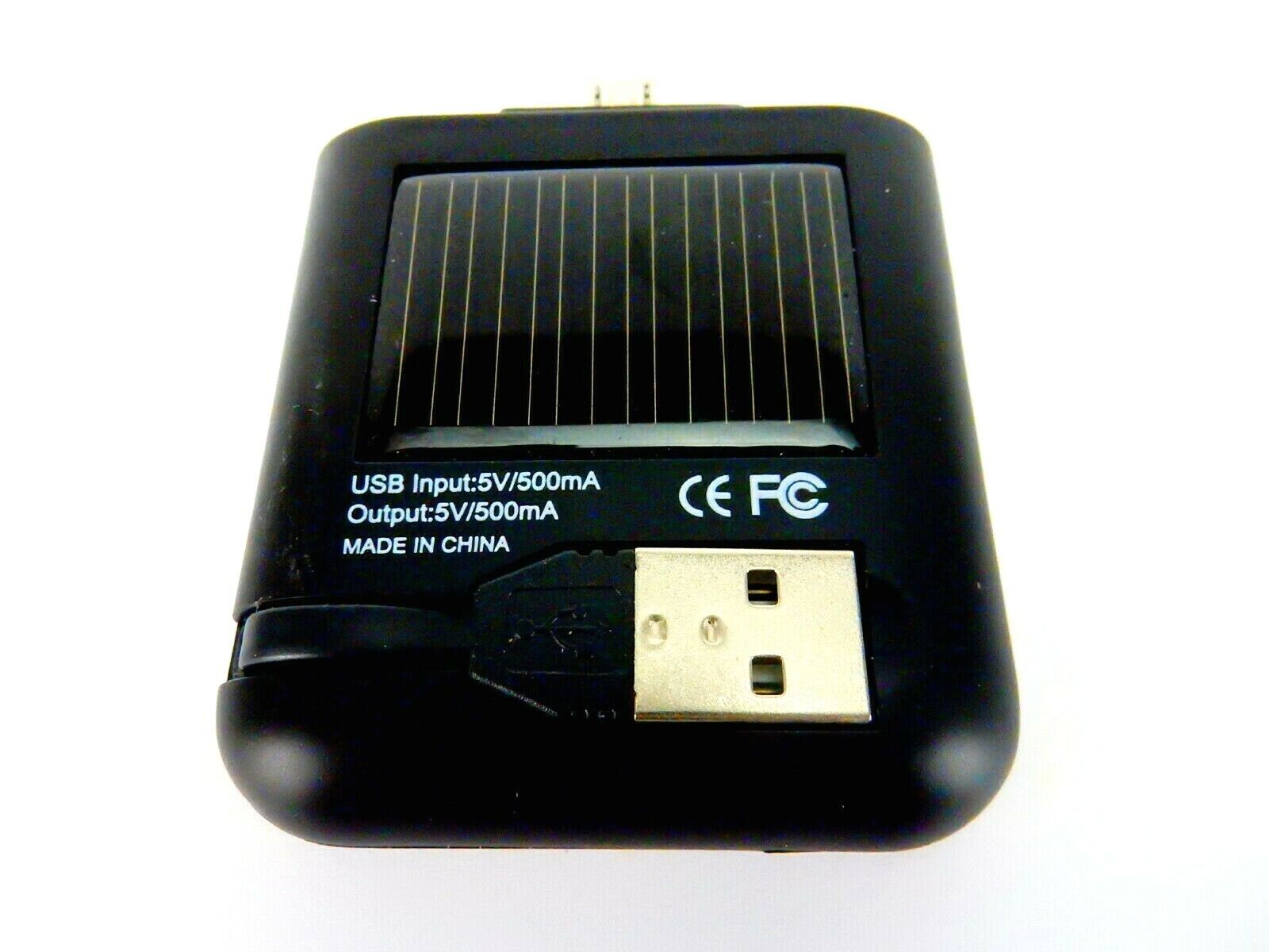 Solar Powered Device Charger, Pocket Size Power Bank For Emergency Use, #UQ3135 Sweda UQ3135