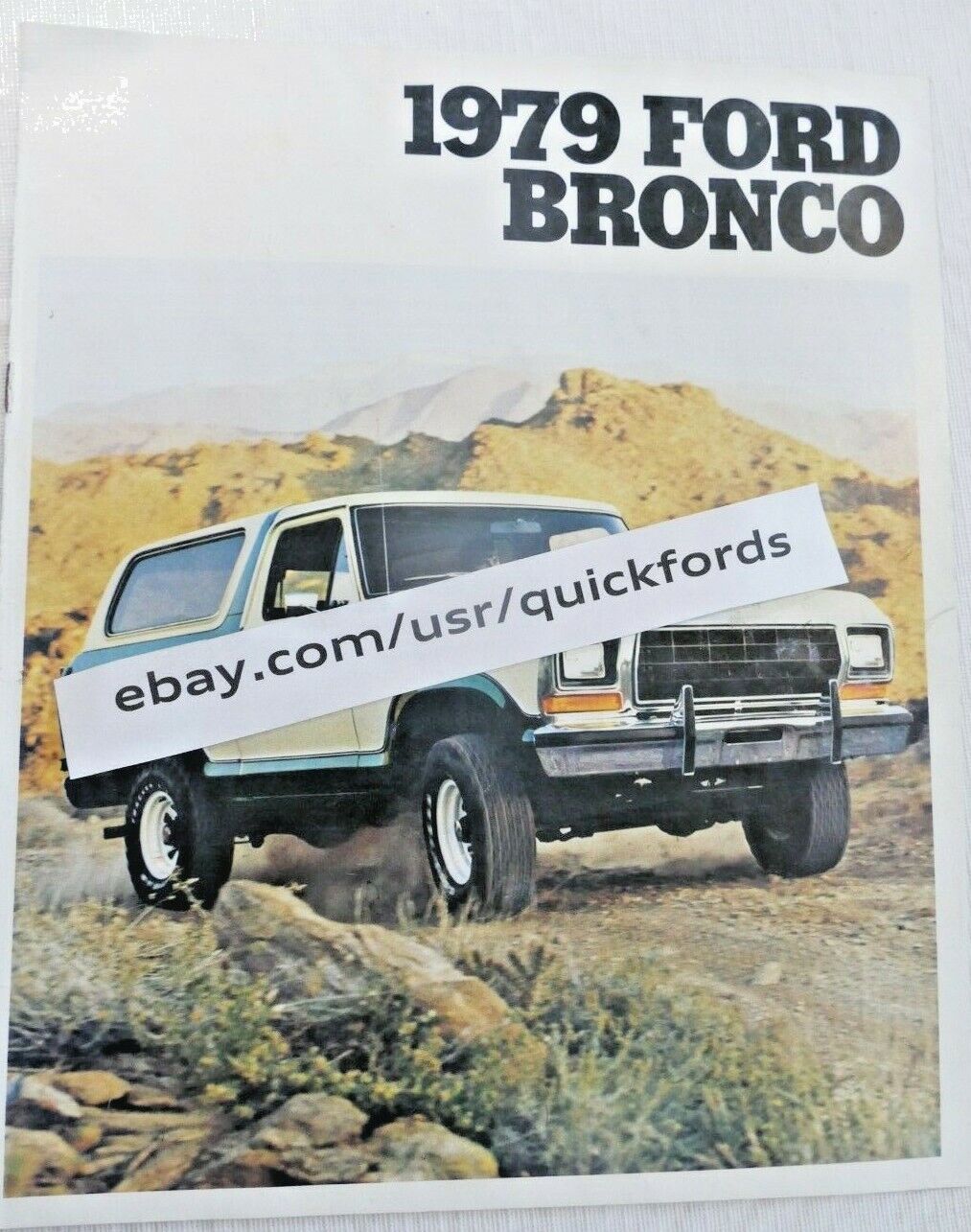 1979 FORD BRONCO BROCHURE Без бренда