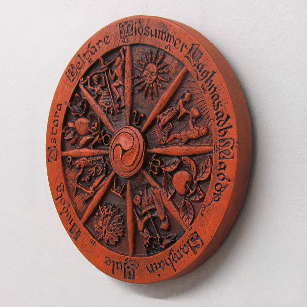 Small Wheel of the Year Plaque - Dryad Design - Wiccan Pagan Sabbats Wall Decor Dryad Design - фотография #5