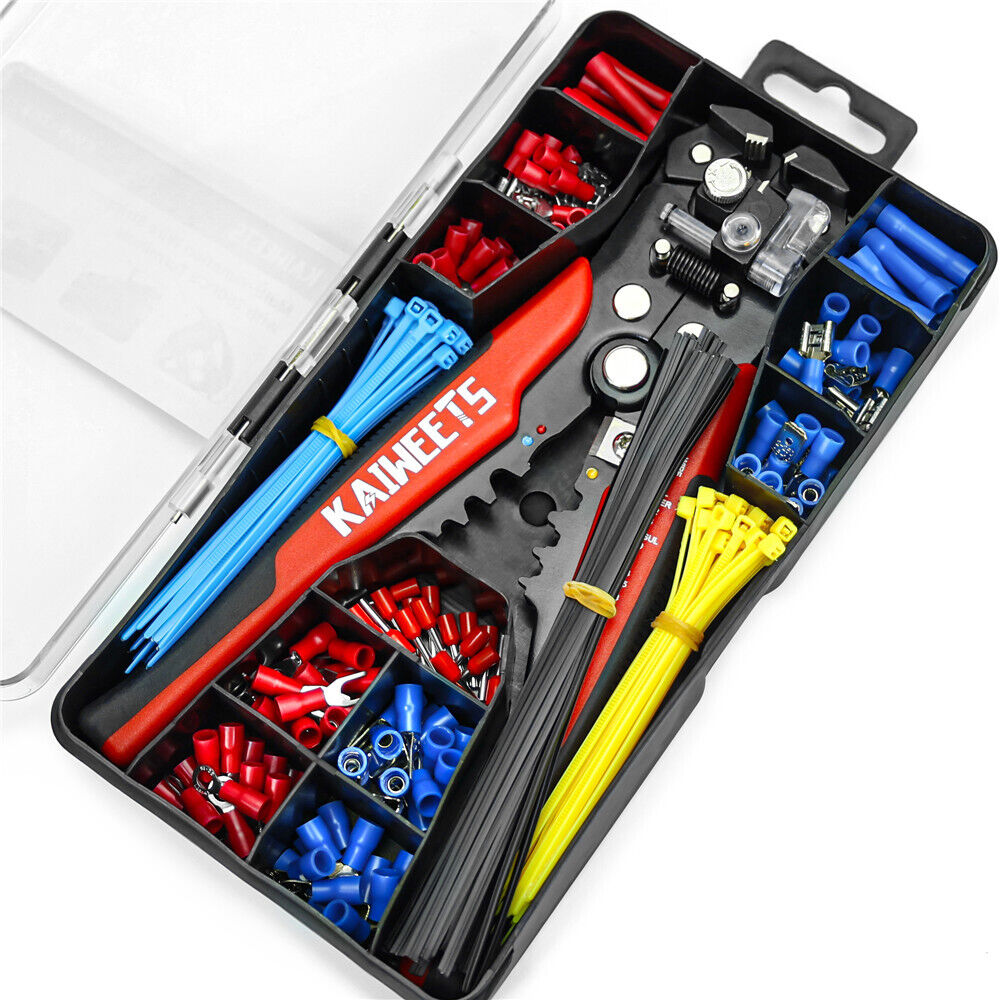 260pcs Self Insulation Wire Stripper cutter crimper Terminal Tool Pliers tool KAIWEETS Does Not Apply