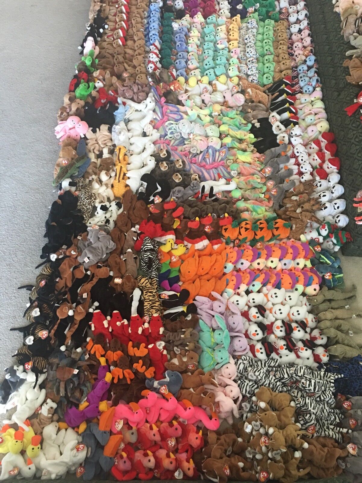 Ty Beanie Babies Huge Lot Over 900 Various 1993-2000 Ty - фотография #10